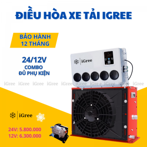 Điều Hòa Điện Ắc Quy Công Nghệ Mới – Làm Mát Siêu Nhanh, Siêu Êm Cho Máy Xúc, Xe Công Trình (12V, 24V)